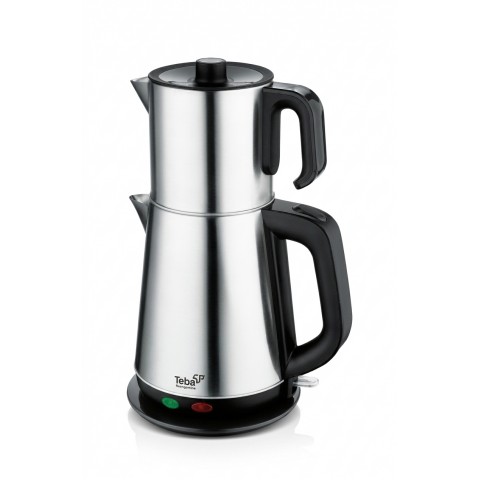 Teba THC-800 CM Elektrikli Çelik Çay Makinesi 1.8 lt Su / 0.8 lt Demlik Teba THC-800 CM Elektrikli Çelik Çay Makinesi 1.8 lt Su / 0.8 lt Demlik