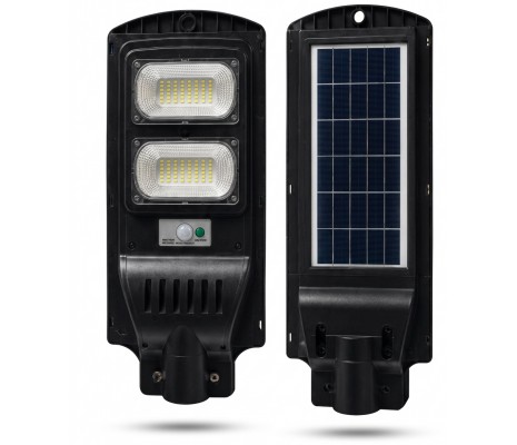 Güneş Enerjili 100W Solar Sokak Aydınlatma Armatürü Kumandalı Projektör