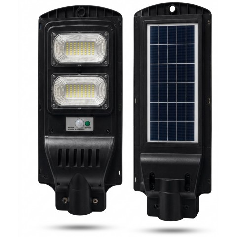 Güneş Enerjili 100W Solar Sokak Aydınlatma Armatürü Kumandalı Projektör