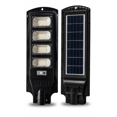 Güneş Enerjili 200W Solar Sokak Aydınlatma Armatürü Kumandalı Projektör