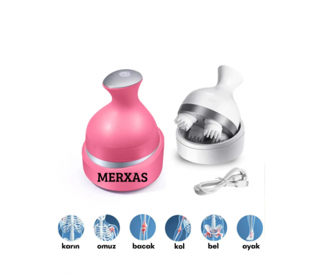 Merxas Pembe KK-11 Rahatlatıcı Saç Derisi Masaj Aleti