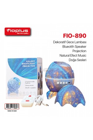 FIOPLUS FIO-890 RGB LED Bluetooth Gece Lambası & Hoparlör