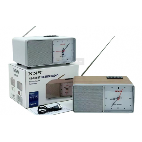 Fio NS805BT Saatli Nostaljik Retro Radyo Fio NS805BT Saatli Nostaljik Retro Radyo