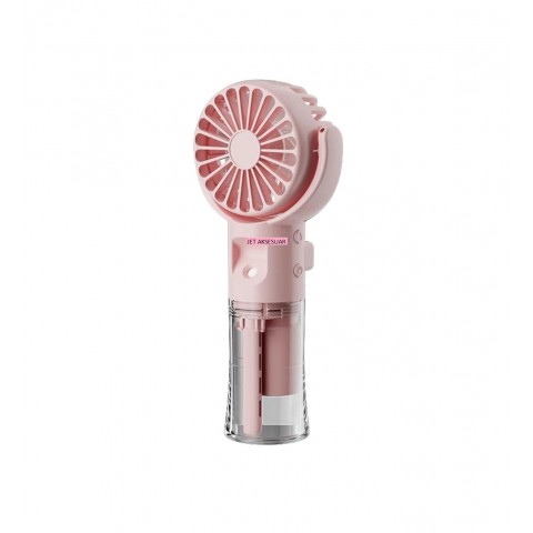 Nemlendirici Su Buharlı El Fanı Mini Vantilatör Pembe Nemlendirici Su Buharlı El Fanı Mini Vantilatör Pembe